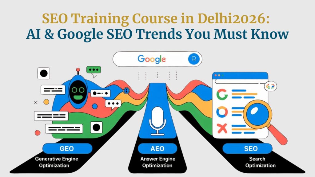 SEO training course in Delhi 2026 with AI and Google SEO trends