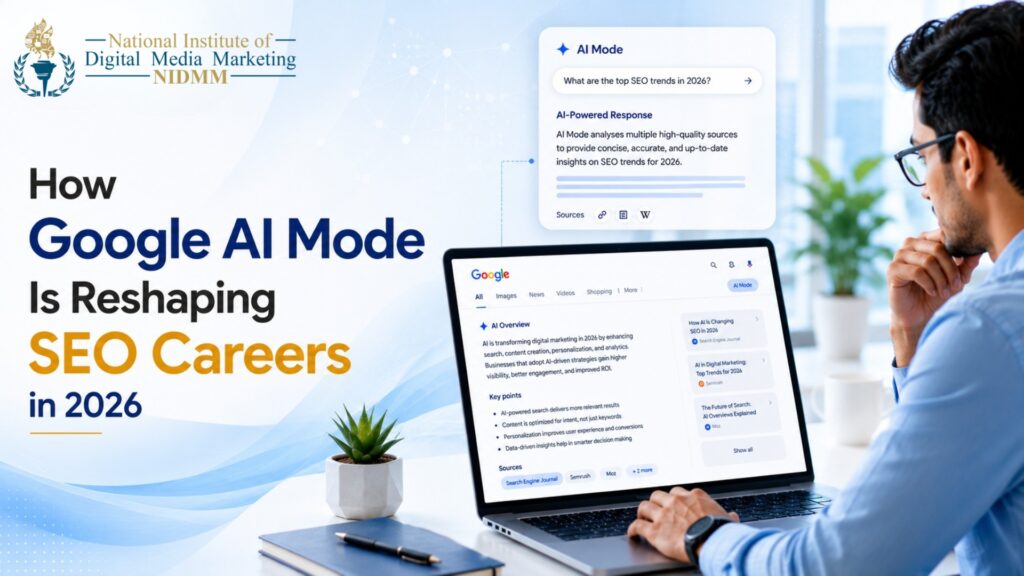 Learn how an SEO Course in Delhi can help students adapt to Google AI Mode and future SEO career opportunities.